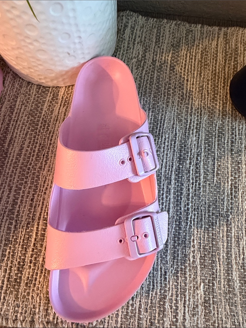 Birkenstock Arizona EVA Sandals - Light Pink - Picture 2 of 4